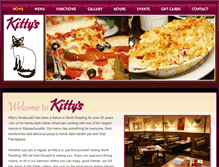 Tablet Screenshot of kittysrestaurant.com